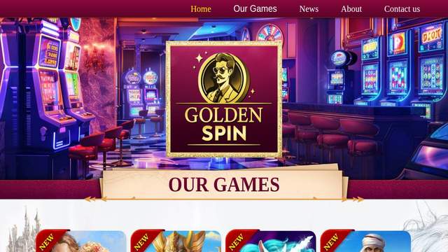 GoldenSpin casino screenshot